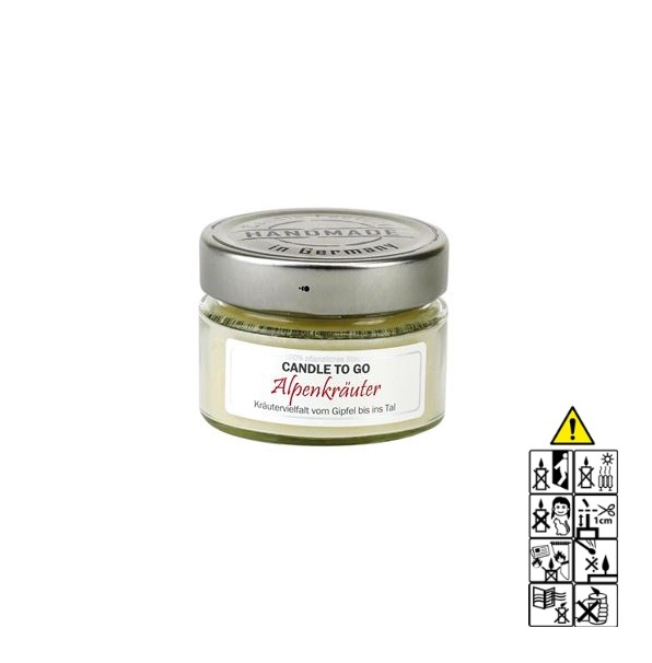 Hochwertige Duftkerze im Glas Alpenkräuter Candle to Go Hochwertige Duftkerze von Candle Factory Candle to Go Alpenkräuter günstig in Kerzen Online Shop kaufen. Duftkerzen im Glas. Geschenkidee Candle to Go Alpenkräuter