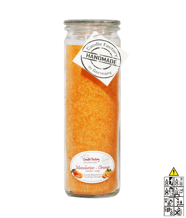 Mandarine-Orange - Big Jumbo Duftkerze im Glas von Candle Factory Mandarine-Orange - Big Jumbo Duftkerze im Glas von Candle Factory