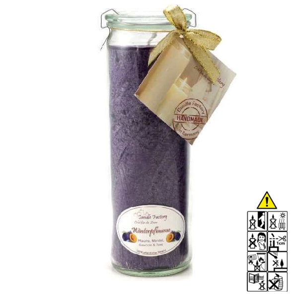 Hochwertige Duftkerze im Glas Winterpflaume Big Jumbo Hochwertige Duftkerze von Candle Factory Winterpflaume Big Jumbo g?nstig in Kerzen Online Shop kaufen. Duftkerzen im Glas. Geschenkidee Winterpflaume Big Jumbo.