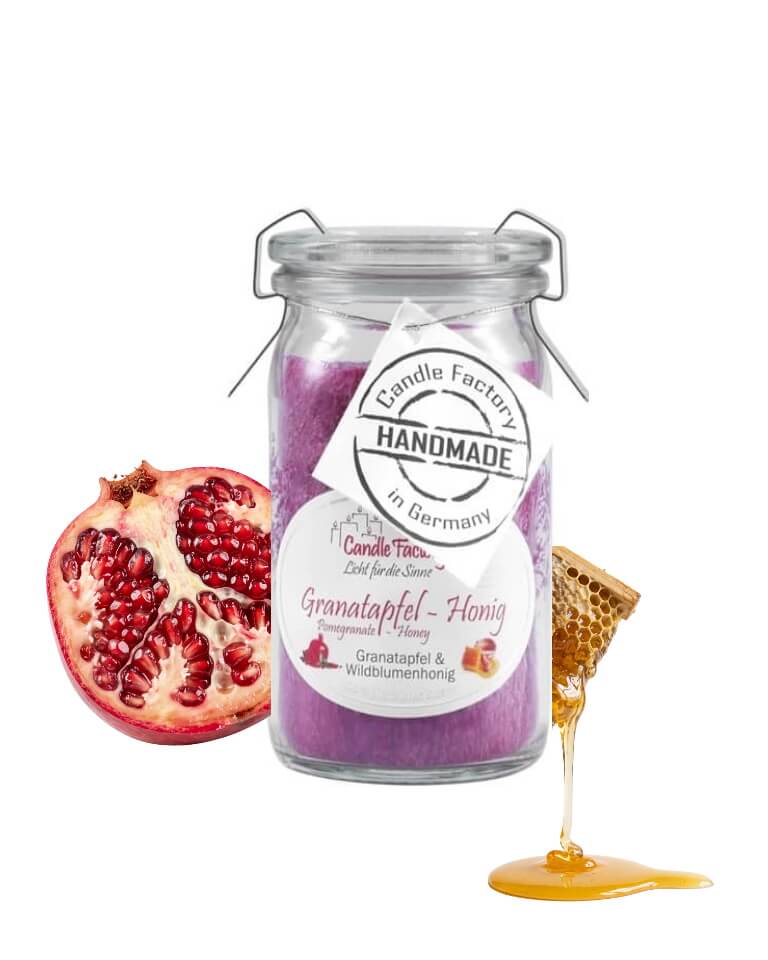 Hochwertige Duftkerze von Candle Factory Baby Mini Jumbo pflaume mit dem Duft Granatapfel Honig im Glas g?nstig in Kerzen Online Shop kaufen. Duftkerzen im Glas. Geschenkidee Baby Mini Jumbo pflaume mit dem Duft Granatapfel Honig im Glas