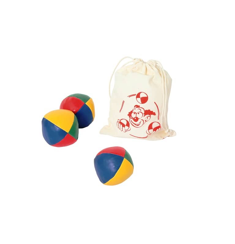 Jonglierbälle 3 Stück im Säckchen (ab 3 Jahre). Jetzt in unserem Geschenke Onlineshop kaufen.