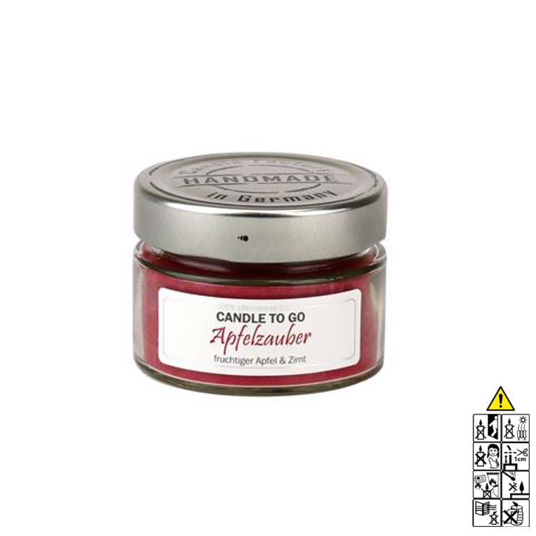 Candle to Go Apfelzauber Hochwertige Duftkerze von Candle Factory Candle to Go Apfelzauber g?nstig in Kerzen Online Shop kaufen. Duftkerzen im Glas. Geschenkidee Candle to Go Apfelzauber