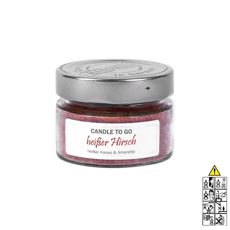 Hochwertige Duftkerze im Glas heißer Hirsch Candle to Go Hochwertige Duftkerze von Candle Factory Candle to Go heißer Hirsch günstig in Kerzen Online Shop kaufen. Duftkerzen im Glas. Geschenkidee Candle to Go heißer Hirsch