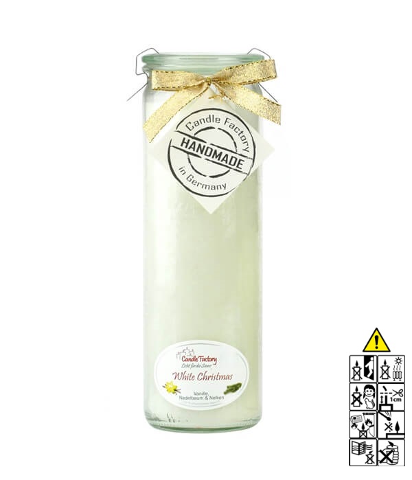 Hochwertige Duftkerze von Candle Factory White Christmas Big Jumbo g?nstig in Kerzen Online Shop kaufen. Duftkerzen im Glas. Geschenkidee White Christmas Big Jumbo.