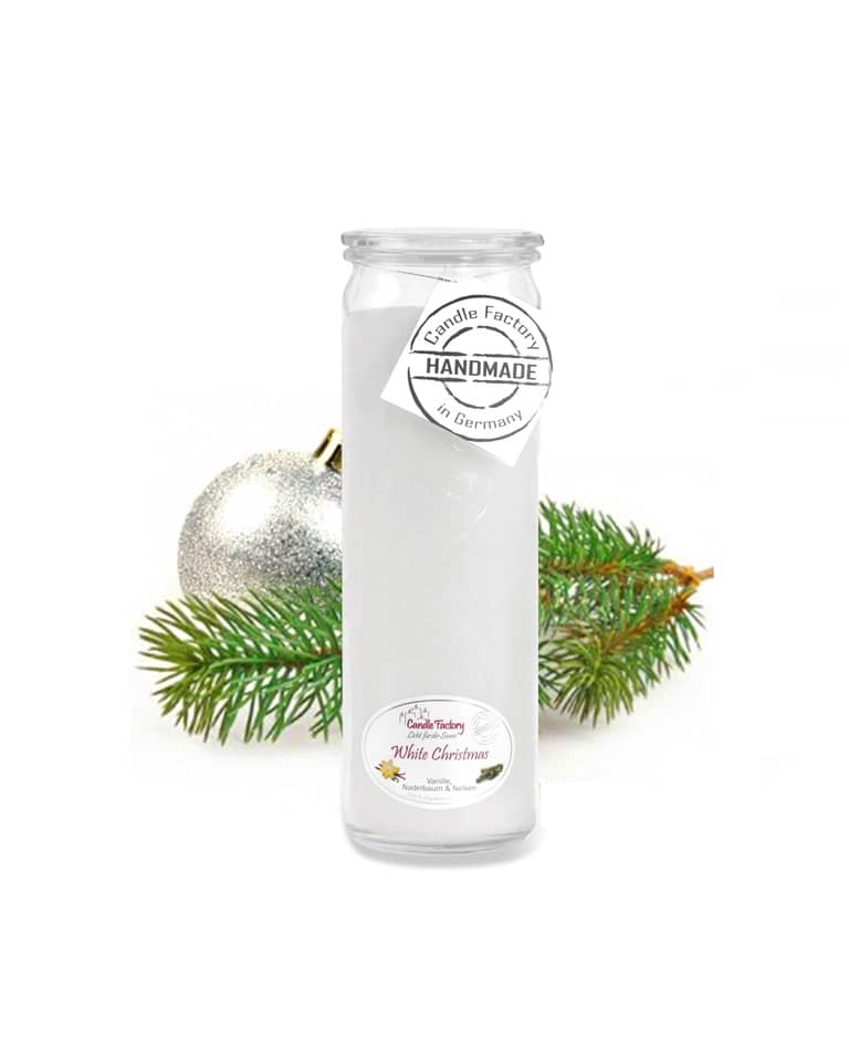 Hochwertige Duftkerze von Candle Factory White Christmas Big Jumbo g?nstig in Kerzen Online Shop kaufen. Duftkerzen im Glas. Geschenkidee White Christmas Big Jumbo.