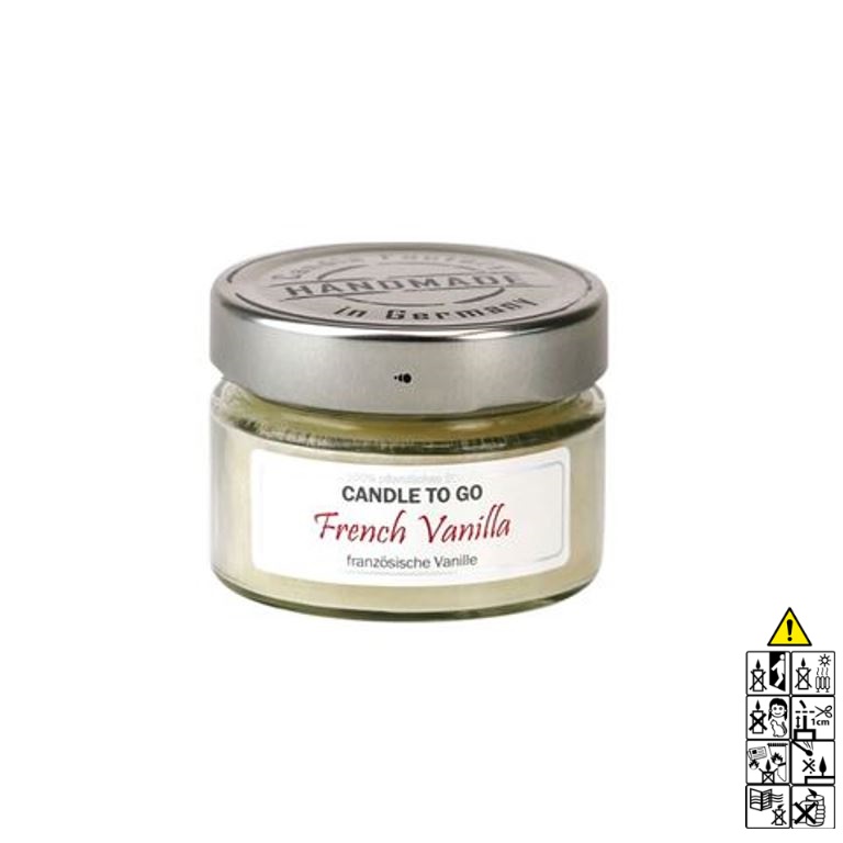 Hochwertige Duftkerze im Glas French Vanilla Candle to Go Hochwertige Duftkerze von Candle Factory Candle to Go French Vanilla g?nstig in Kerzen Online Shop kaufen. Duftkerzen im Glas. Geschenkidee Candle to Go French Vanilla