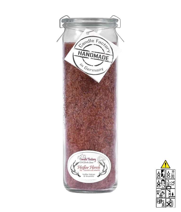 Hochwertige Duftkerze im Glas heißer Hirsch Big Jumbo Hochwertige Duftkerze von Candle Factory Big Jumbo heißer Hirsch günstig in Kerzen Online Shop kaufen. Duftkerzen im Glas. Geschenkidee Big Jumbo heißer Hirsch