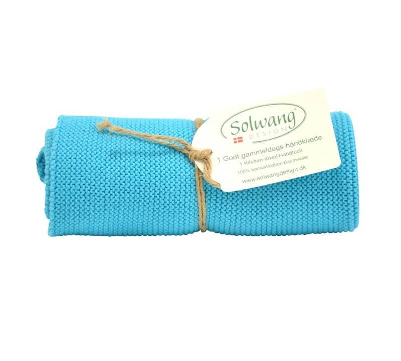 Handtuch von Solwang online kaufen aus 32 x 47 cm Baumwolle gestrickt T?rkis