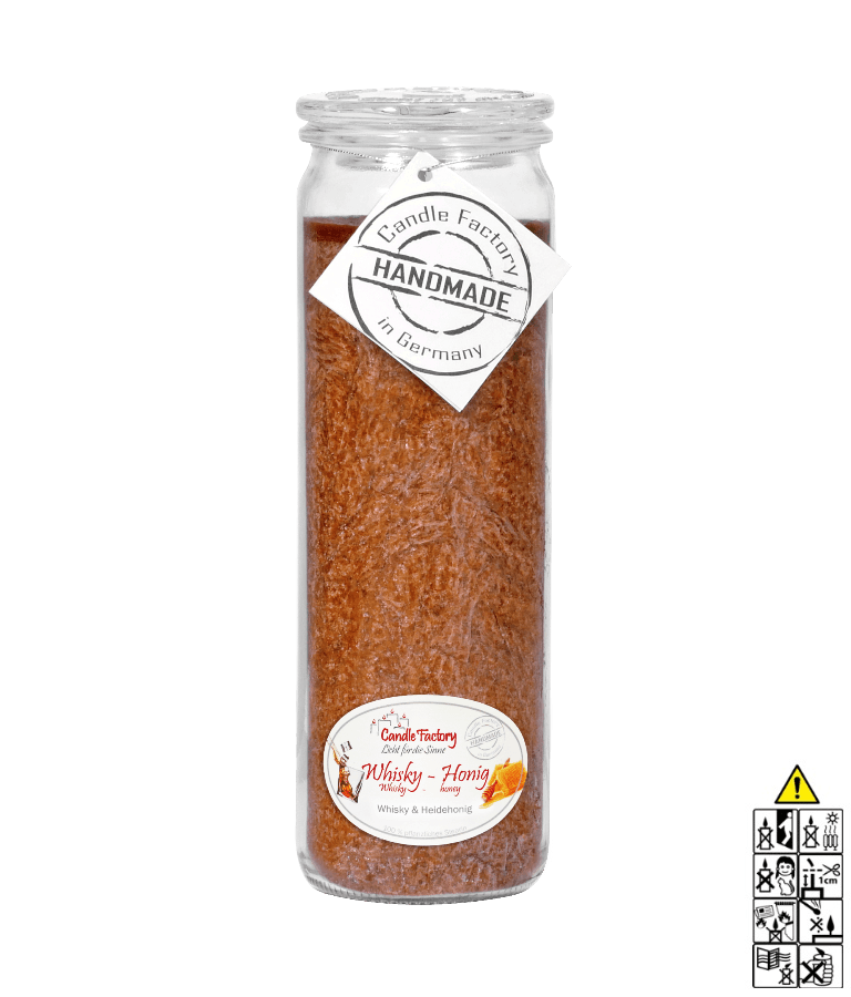 Whiskey & Honig - Big Jumbo Duftkerze im Glas von Candle Factory