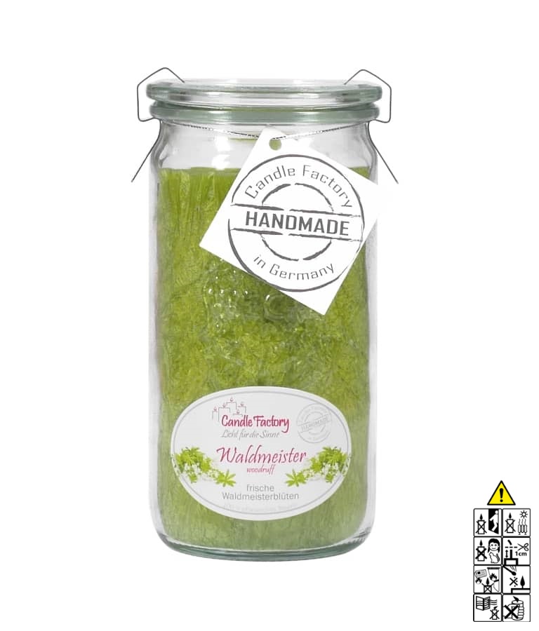 Waldmeister - Mini Jumbo hochwertige Duftkerze im Glas Waldmeister - Mini Jumbo hochwertige Duftkerze im Glas