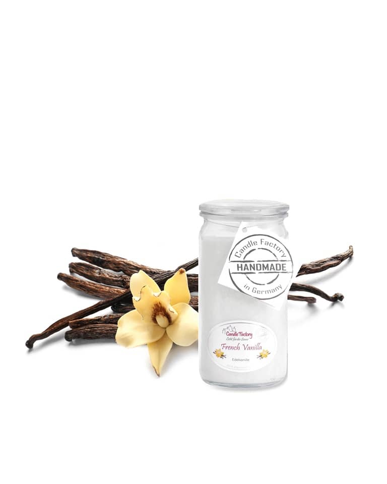 Hochwertige Duftkerze von Candle Factory French Vanilla Mini Jumbo im Glas g?nstig in Kerzen Online Shop kaufen. Duftkerzen im Glas. Geschenkidee French Vanilla Mini Jumbo im Glas
