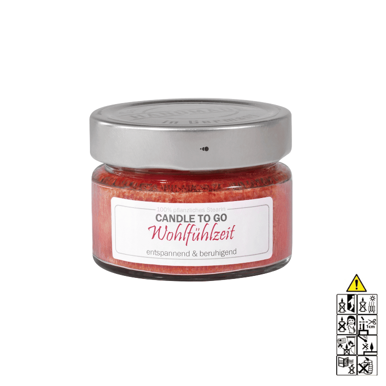 Wohlfühlzeit - Candle to Go Reisekerze. Duftkerze im Glas von Candle Factory Wohlfühlzeit - Candle to Go Reisekerze. Duftkerze im Glas von Candle Factory