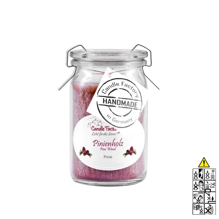 Hochwertige Pinienholz Mini Jumbo Duftkerze im Glas in der Farbe braun. Hochwertige Duftkerze von Candle Factory Pinienholz Mini Jumbo Duftkerze im Glas in der Farbe braun g?nstig in Kerzen Online Shop kaufen. Duftkerzen im Glas. Geschenkidee Pinienholz Mini Jumbo Duftkerze im Glas in der Farbe braun.