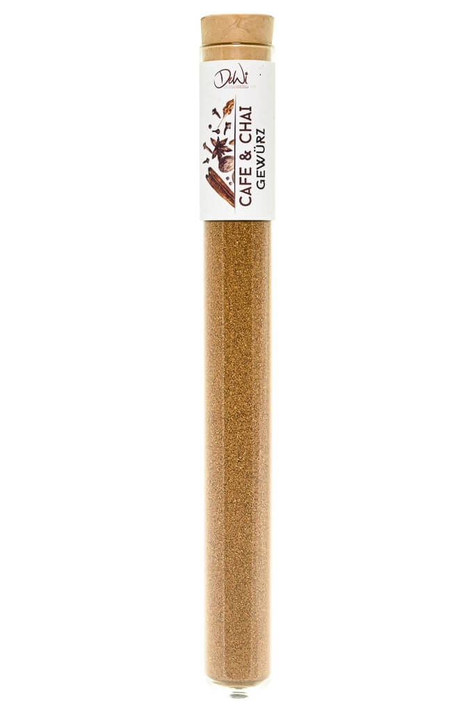 Kaffee & Chai Gew?rz in Spice Tube aus Glas ? 22mm Kaffee & Chai Gew?rz. Nachhaltig im Reagenzglas ? 22mm verpackt. Hochwertige kulinarische Produkte im Onlineshop kaufen.