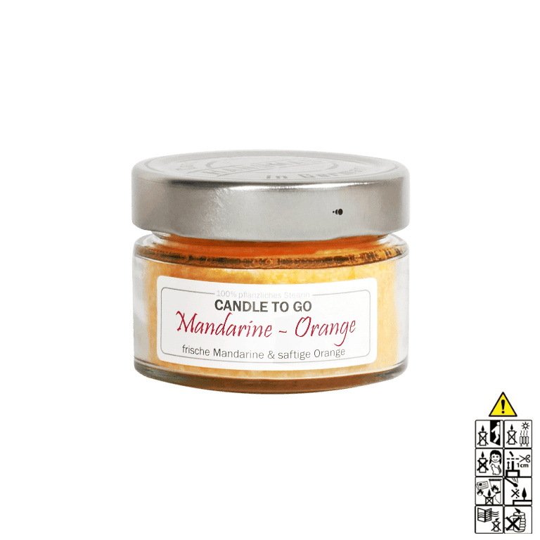 Mandarine-Orange - Candle to Go Reisekerze. Duftkerze im Glas von Candle Factory Mandarine-Orange - Candle to Go Reisekerze. Duftkerze im Glas von Candle Factory