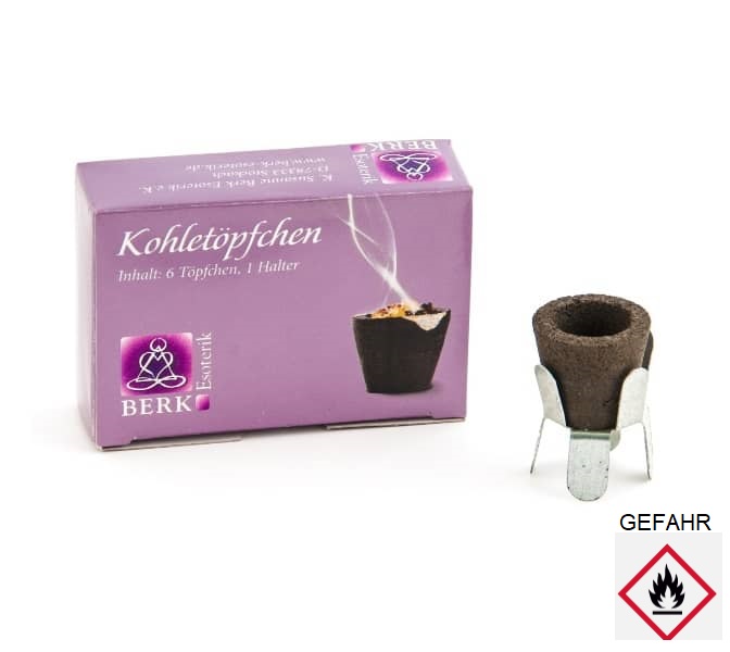 Kohletöpfchen 6 Stück zum Räuchern Kohletöpfchen 6 Stück zum Räuchern