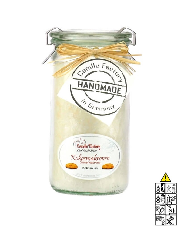 Hochwertige Duftkerze im Glas Kokosmakronen Mini Jumbo Hochwertige Duftkerze von Candle Factory Kokosmakronen Mini Jumbo im Glas g?nstig in Kerzen Online Shop kaufen. Duftkerzen im Glas. Geschenkidee Kokosmakronen Mini Jumbo im Glas