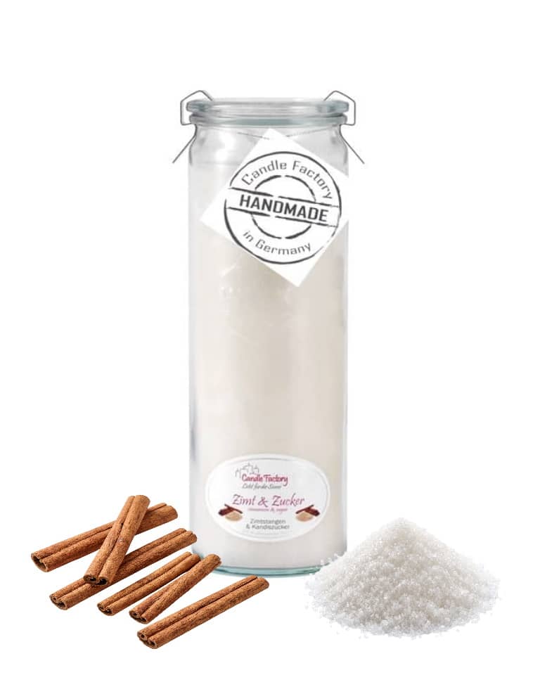 Hochwertige Duftkerze von Candle Factory Zimt und Zucker Big Jumbo im Glas g?nstig in Kerzen Online Shop kaufen. Duftkerzen im Glas. Geschenkidee Zimt und Zucker Big Jumbo im Glas