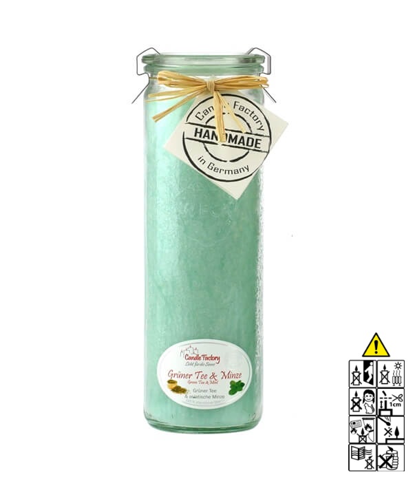 Hochwertige Duftkerze von Candle Factory Gr?ner Tee & Minze Big Jumbo g?nstig in Kerzen Online Shop kaufen. Duftkerzen im Glas. Geschenkidee Gr?ner Tee & Minze Big Jumbo.
