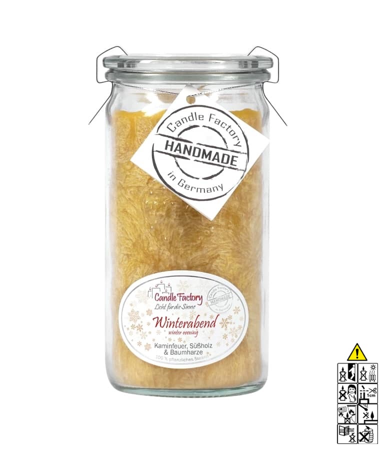 Hochwertige Duftkerze von Candle Factory Mini Jumbo Winterabend günstig in Kerzen Online Shop kaufen. Duftkerzen im Glas. Geschenkidee Mini Jumbo Winterabend