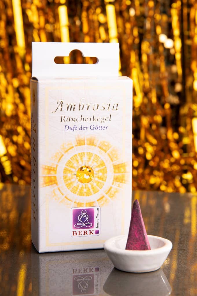 Ambrosia Räucherkegel - 20 g (8 Kegel) Ambrosia Räucherkegel - 20 g (8 Kegel)