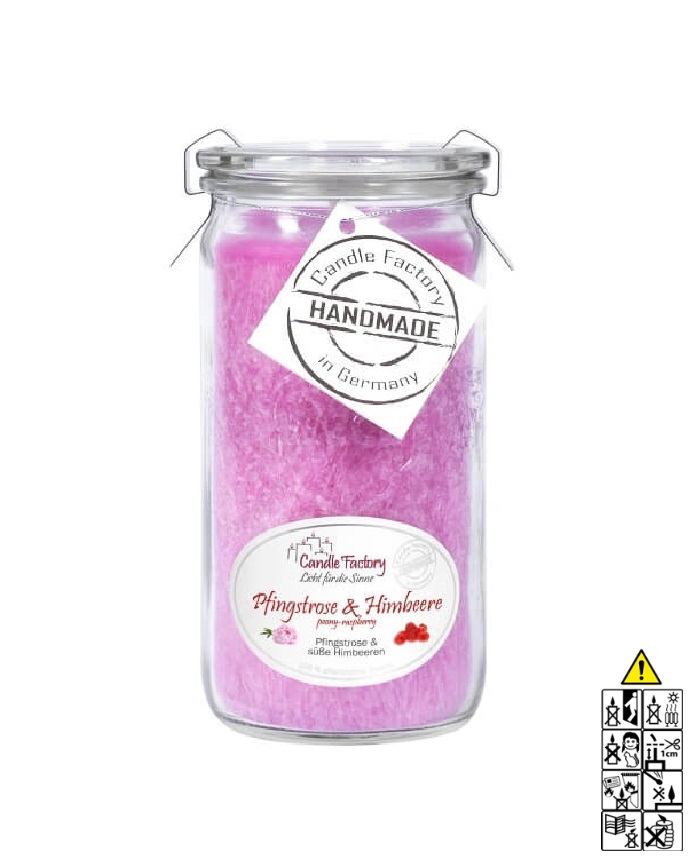 Pfingstrose Himbeere Mini Jumbo hochwertige Duftkerze im Glas Hochwertige Duftkerze von Candle Factory Pfingstrose Himbeere Mini Jumbo im Glas g?nstig in Kerzen Online Shop kaufen. Duftkerzen im Glas. Geschenkidee Pfingstrose Himbeere Mini Jumbo im Glas