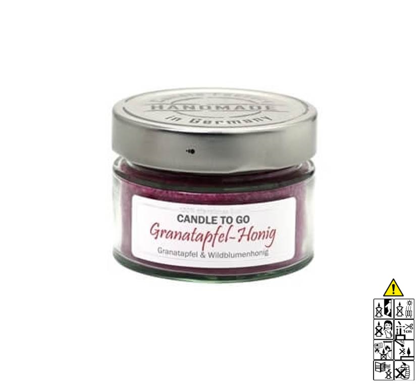 Hochwertige Duftkerze im Glas Granatapfel Honig Candle to Go Hochwertige Duftkerze von Candle Factory Candle to Go Granatapfel Honig g?nstig in Kerzen Online Shop kaufen. Duftkerzen im Glas. Geschenkidee Candle to Go Granatapfel Honig