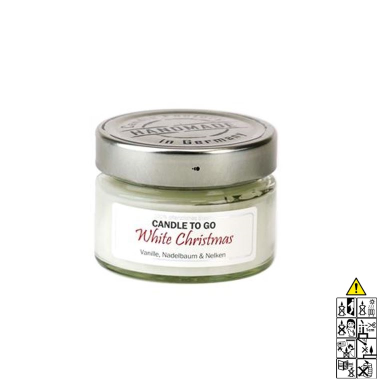 Hochwertige Duftkerze im Glas White Christmas Candle to Go Hochwertige Duftkerze von Candle Factory Candle to Go White Christmas g?nstig in Kerzen Online Shop kaufen. Duftkerzen im Glas. Geschenkidee Candle to Go White Christmas