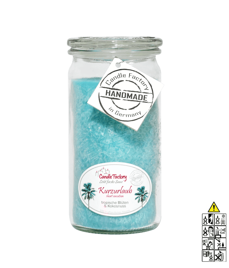 Kurzurlaub - Mini Jumbo hochwertige Duftkerze im Glas Kurzurlaub - Mini Jumbo hochwertige Duftkerze im Glas