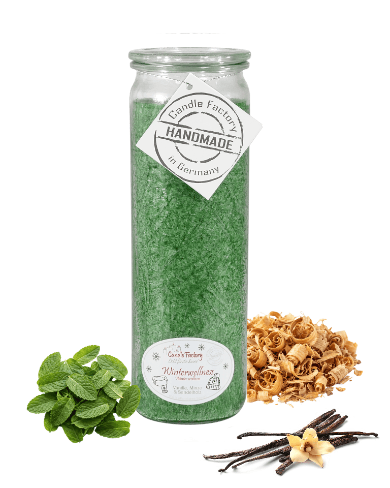 Winterwellness - Big Jumbo Duftkerze im Glas von Candle Factory