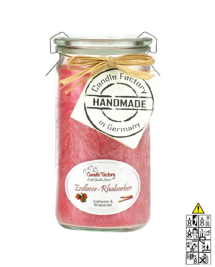 Hochwertige Duftkerze im Glas Erdbeere Rhabarber Mini Jumbo Hochwertige Duftkerze von Candle Factory Erdbeere Rhabarber Mini Jumbo im Glas g?nstig in Kerzen Online Shop kaufen. Duftkerzen im Glas. Geschenkidee Erdbeere Rhabarber Mini Jumbo im Glas
