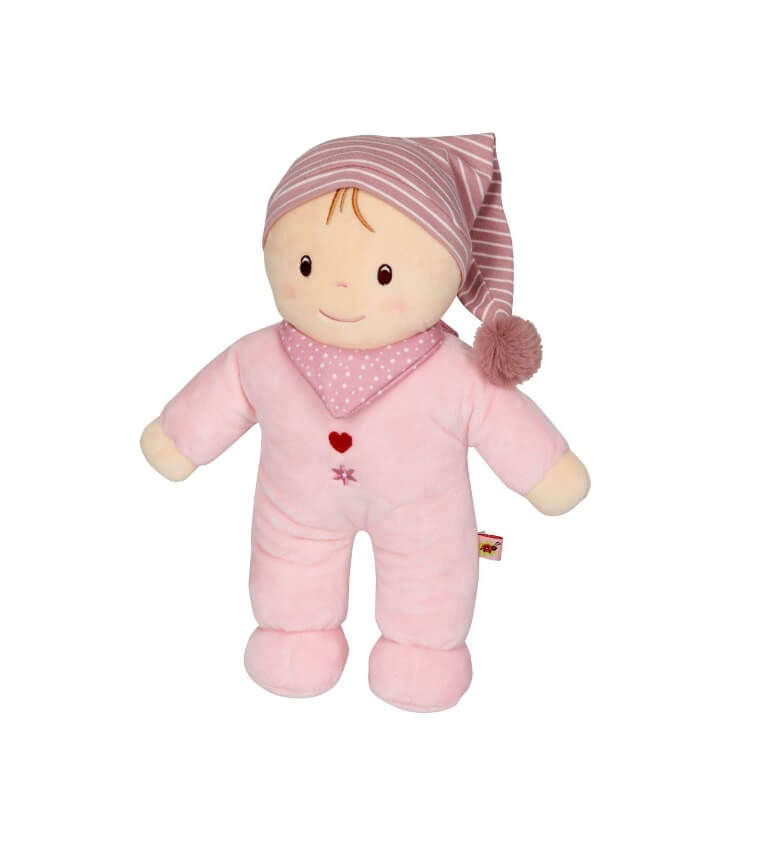Schmusepuppe, rosa - BabyGlück.  Jetzt in unserem Geschenke Onlineshop kaufen.