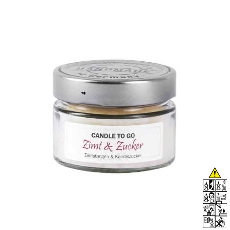 Hochwertige Duftkerze Zimt und Zucker Candle to Go im Glas Hochwertige Duftkerze von Candle Factory Zimt und Zucker Candle to Go im Glas g?nstig in Kerzen Online Shop kaufen. Duftkerzen im Glas. Geschenkidee Zimt und Zucker Candle to Go im Glas