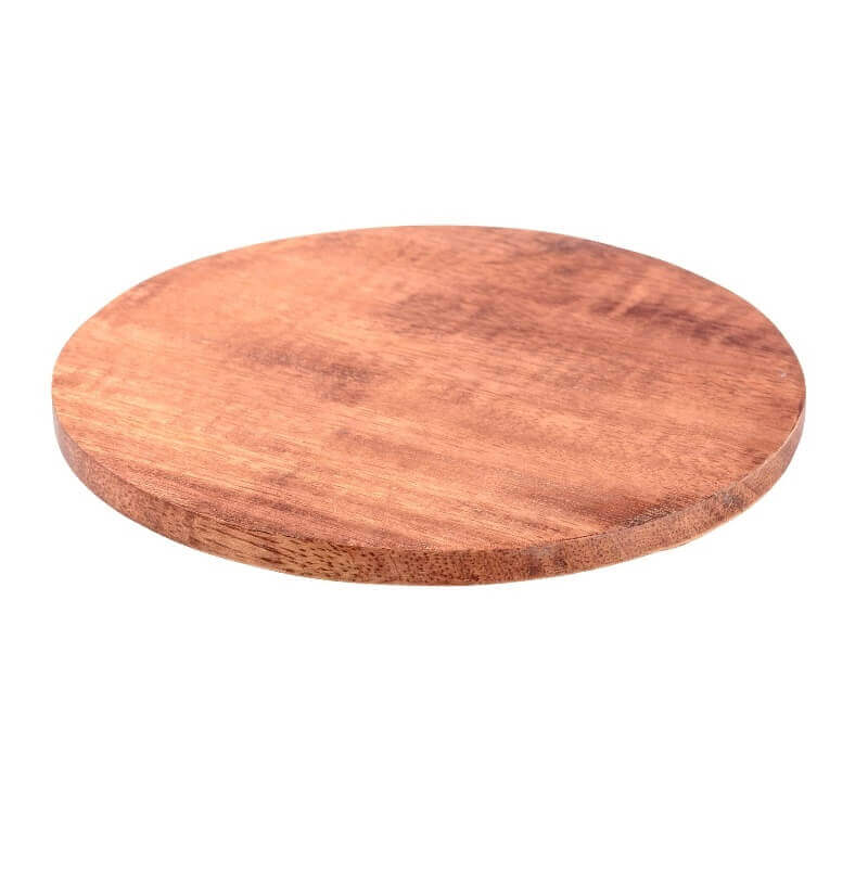 Kerzenteller oder Kerzenhalter kaufen für Holz dunkel Ø = 12 cm optimal.