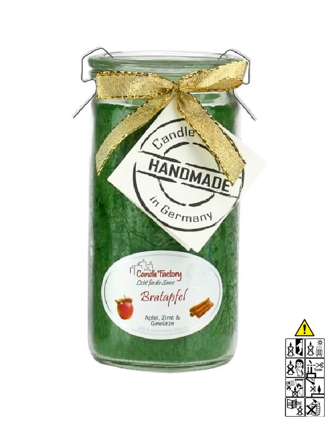 Hochwertige Duftkerze im Glas Bratapfel Mini Jumbo Hochwertige Duftkerze von Candle Factory Bratapfel Mini Jumbo im Glas g?nstig in Kerzen Online Shop kaufen. Duftkerzen im Glas. Geschenkidee Bratapfel Mini Jumbo im Glas