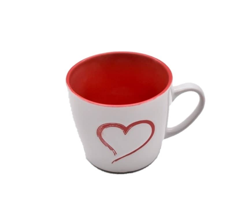 Tasse klein mit einem Herz 0,15l Eine nachhaltige Art Tee aufzugiesen. Wiederverwendbar und leicht zu reinigen. Sp?lmaschinengeeignet