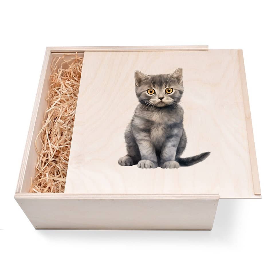 Katzen Geschenkbox groß aus Holz mit verzierten Deckel Katzen Geschenkbox groß aus Holz mit verzierten Deckel. Jetzt in unserem Geschenke Onlineshop kaufen.