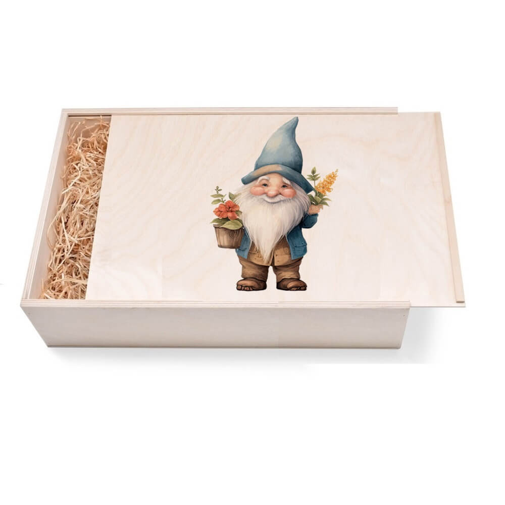 Zwergen Geschenkbox groß aus Holz mit verzierten Deckel Zwergen Geschenkbox groß aus Holz mit verzierten Deckel. Jetzt in unserem Geschenke Onlineshop kaufen.