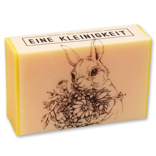Seife eckig 150g Honig Frühlingszauber-Schleife Spruch "Eine Kleinigkeit" Seife eckig 150g Honig Frühlingszauber-Schleife Spruch "Eine Kleinigkeit"