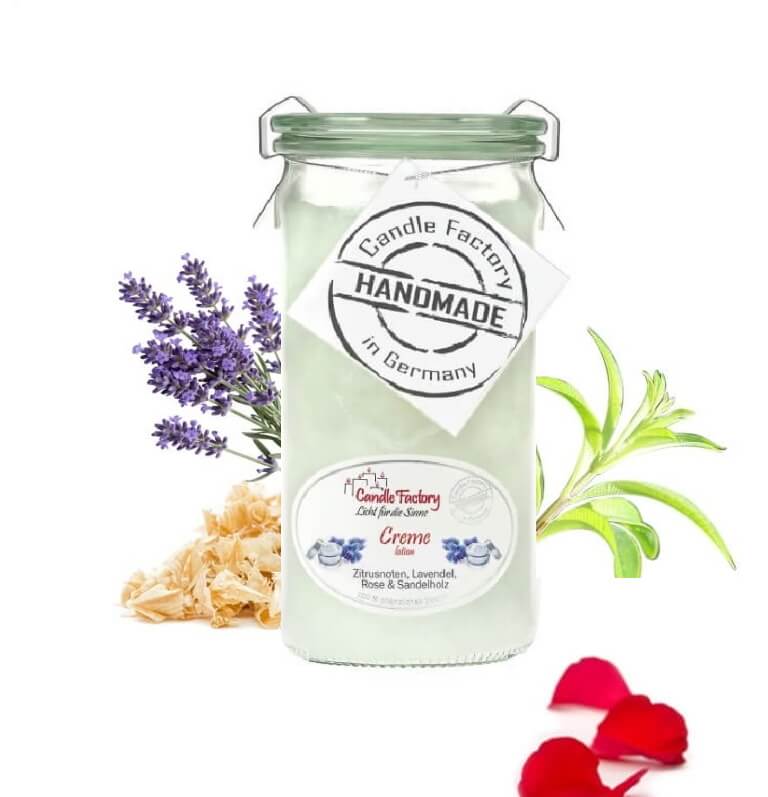 Hochwertige Duftkerze von Candle Factory Creme Mini Jumbo im Glas g?nstig in Kerzen Online Shop kaufen. Duftkerzen im Glas. Geschenkidee Creme Mini Jumbo im Glas