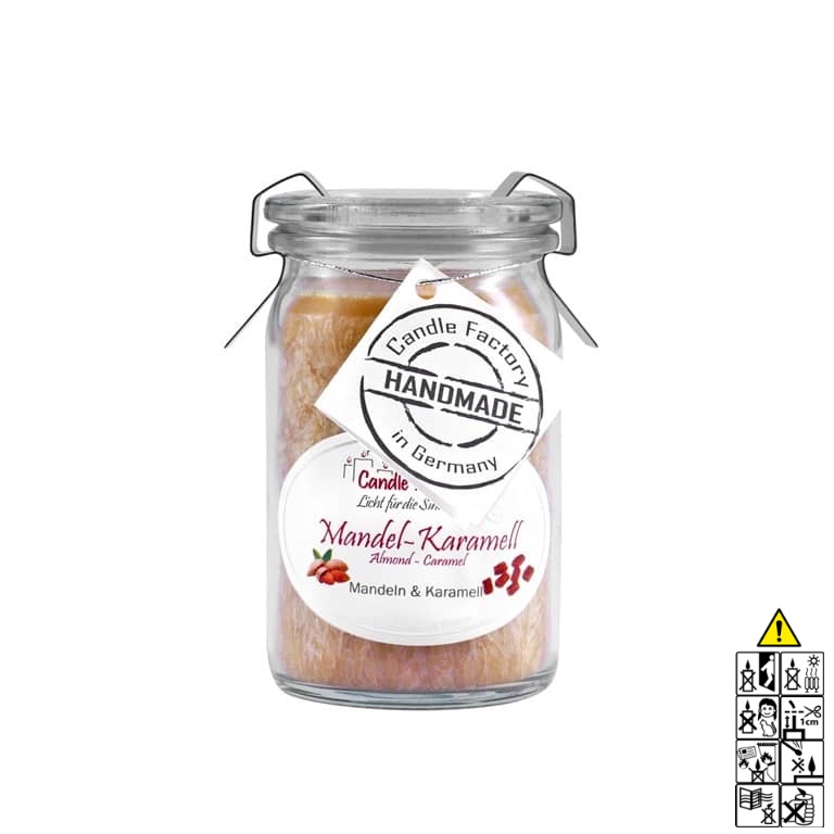 Hochwertige Mandel Karamell Baby Jumbo Duftkerze im Glas in der Farbe braun. Hochwertige Duftkerze von Candle Factory Mandel Karamell Baby Mini Jumbo Duftkerze im Glas in der Farbe braun g?nstig in Kerzen Online Shop kaufen. Duftkerzen im Glas. Geschenkidee Mandel Karamell Baby Mini Jumbo Duftkerze im Glas in der Farbe braun.