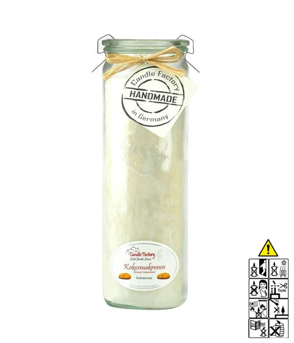 Hochwertige Duftkerze im Glas Kokosmakronen Big Jumbo Hochwertige Duftkerze von Candle Factory Kokosmakronen Big Jumbo g?nstig in Kerzen Online Shop kaufen. Duftkerzen im Glas. Geschenkidee Kokosmakronen Big Jumbo.