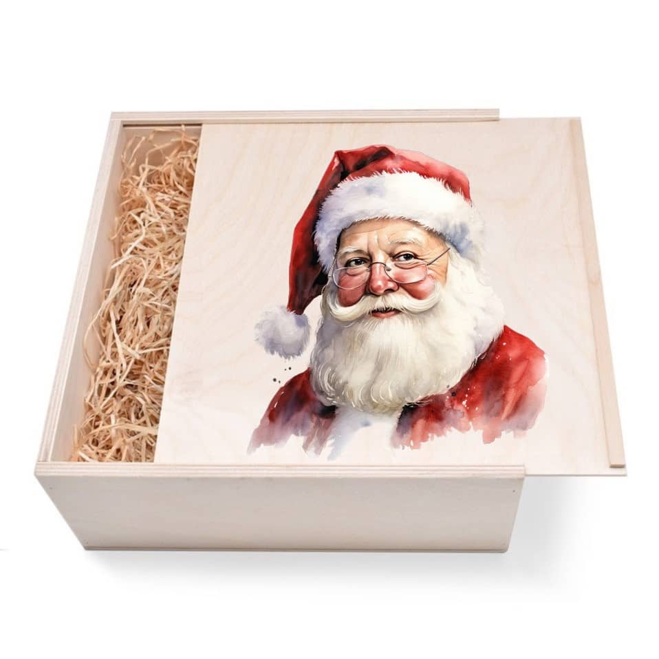 Hochwertige handgemachte Geschenkbox aus Holz günstig im Geschenke Online Shop kaufen.