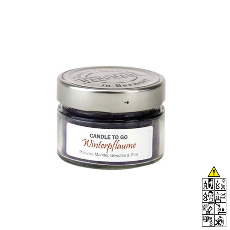 Hochwertige Duftkerze im Glas Winterpflaume Candle to Go Hochwertige Duftkerze von Candle Factory Candle to Go Winterpflaume g?nstig in Kerzen Online Shop kaufen. Duftkerzen im Glas. Geschenkidee Candle to Go Winterpflaume