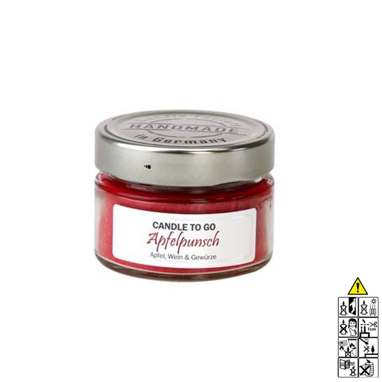 Hochwertige Duftkerze im Glas Apfelpunsch Candle to Go Hochwertige Duftkerze von Candle Factory Candle to Go Apfelpunsch g?nstig in Kerzen Online Shop kaufen. Duftkerzen im Glas. Geschenkidee Candle to Go Apfelpunsch