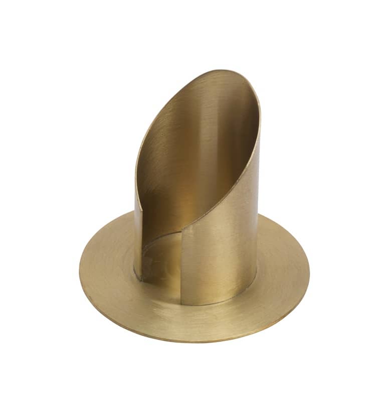 Kerzenständer / Kerzenhalter Ø Innen = 6 cm goldoptik matt Kerzenständer / Kerzenhalter Ø Innen = 6 cm goldoptik matt