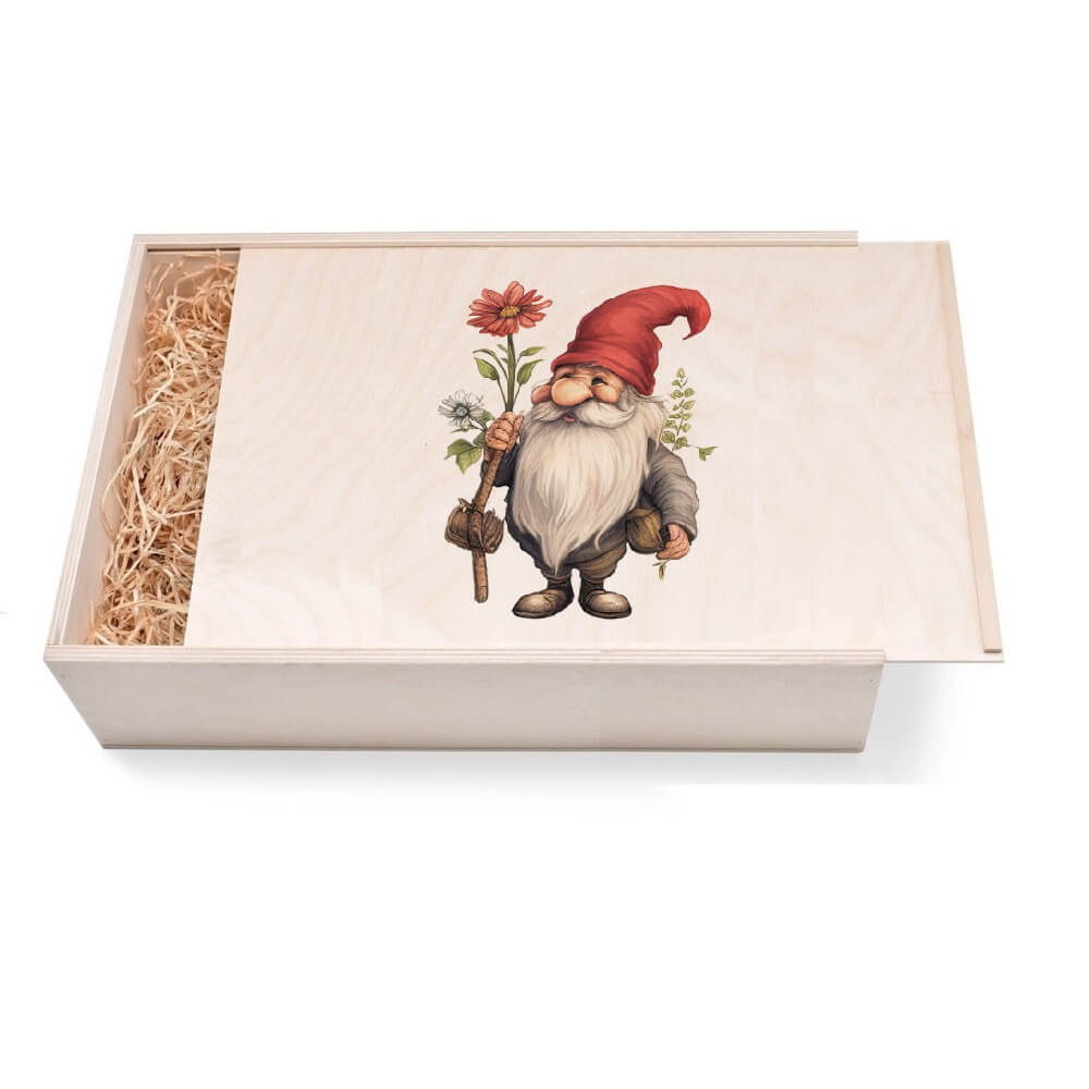 Zwergen Geschenkbox groß aus Holz mit verzierten Deckel Zwergen Geschenkbox groß aus Holz mit verzierten Deckel. Jetzt in unserem Geschenke Onlineshop kaufen.