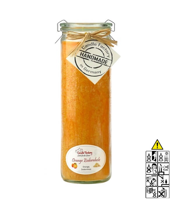 Hochwertige Duftkerze von Candle Factory Orange Zedernholz Big Jumbo g?nstig in Kerzen Online Shop kaufen. Duftkerzen im Glas. Geschenkidee Orange Zedernholz Big Jumbo.