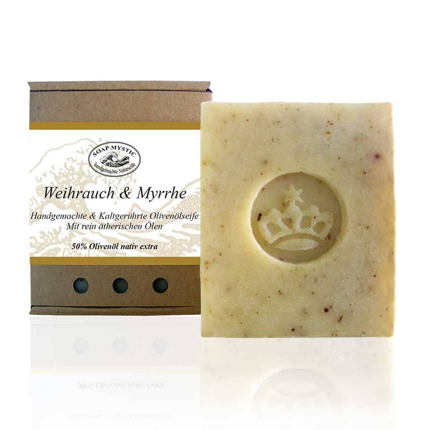 Kaltger?hrte Oliven?lseife Naturseife Weihrauch Hochwertige handgefertigte Kaltger?hrte Oliven?lseife Naturseife Weihrauch & Myrrhe. Nachhaltig Qualit?tsseifen online kaufen.