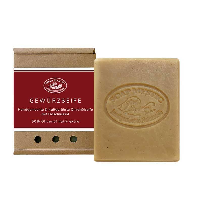 Kaltger?hrte Oliven?lseife Naturseife Gew?rzseife Hochwertige handgefertigte Kaltger?hrte Oliven?lseife Naturseife Gew?rzseife mit Haselnuss?l. Nachhaltig Qualit?tsseifen kaufen.